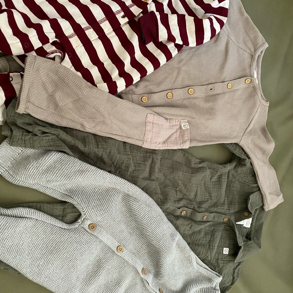 Carter's Kids One Pieces - Burgundy, Beige, Olive